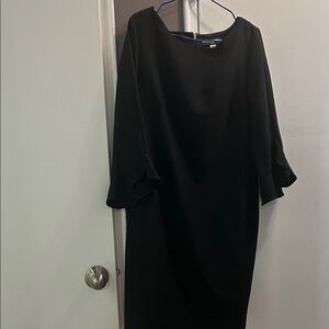 Karl Lagerfeld Black Long Sleeve Dress